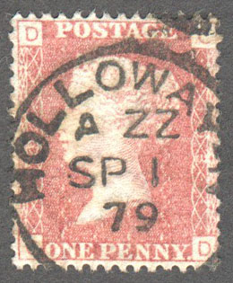 Great Britain Scott 33 Used Plate 193 - CD - Click Image to Close